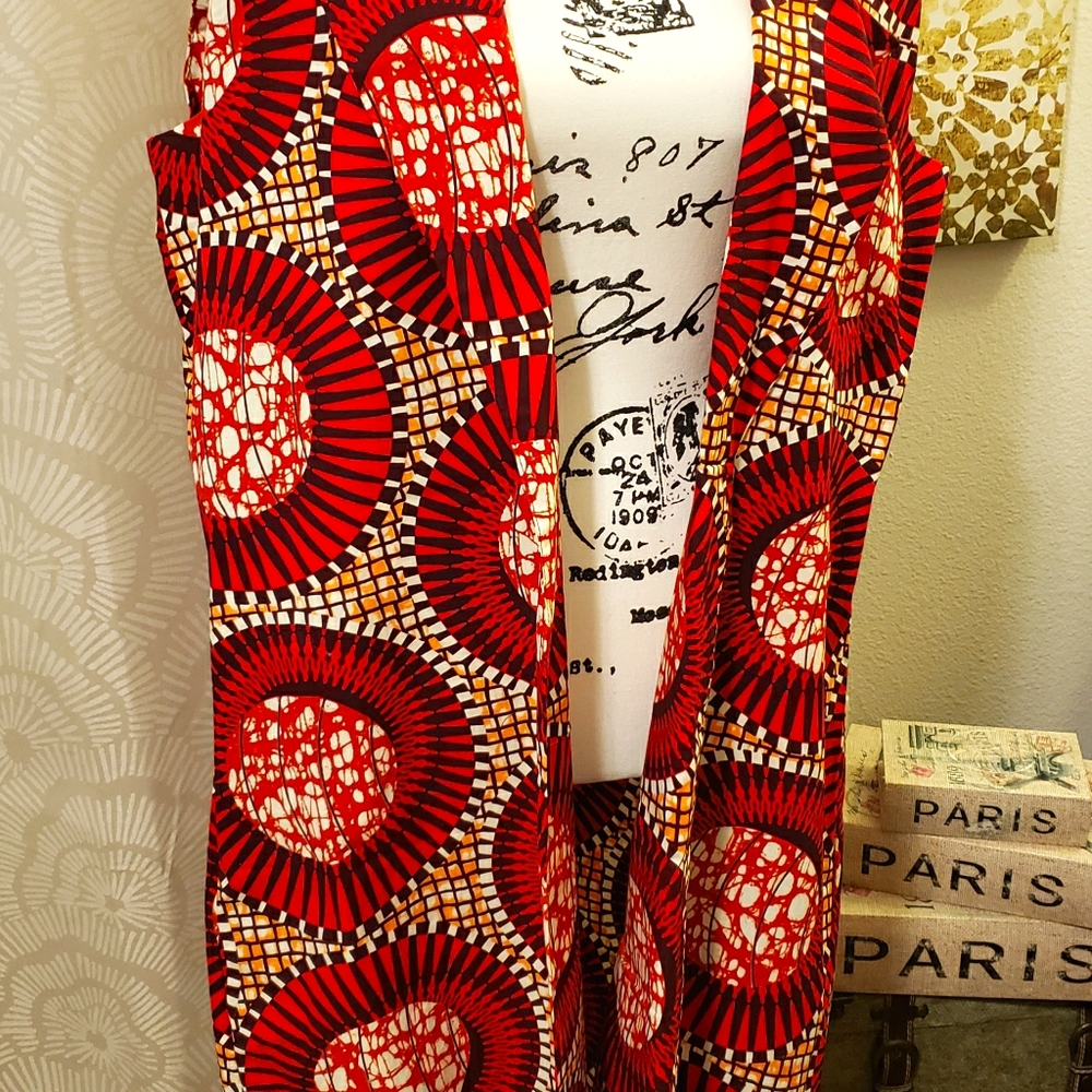 Muilty Color long vest